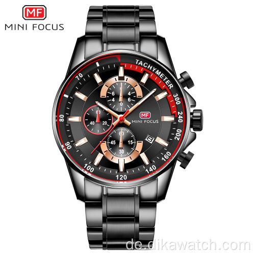 MINI FOCUS Uhr Herren Fashion Sport Quarzuhr